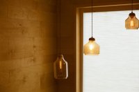 Amber glas lampen geven elke kamer die onweerstaanbare sfeer