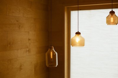 Amber glas lampen geven elke kamer die onweerstaanbare sfeer